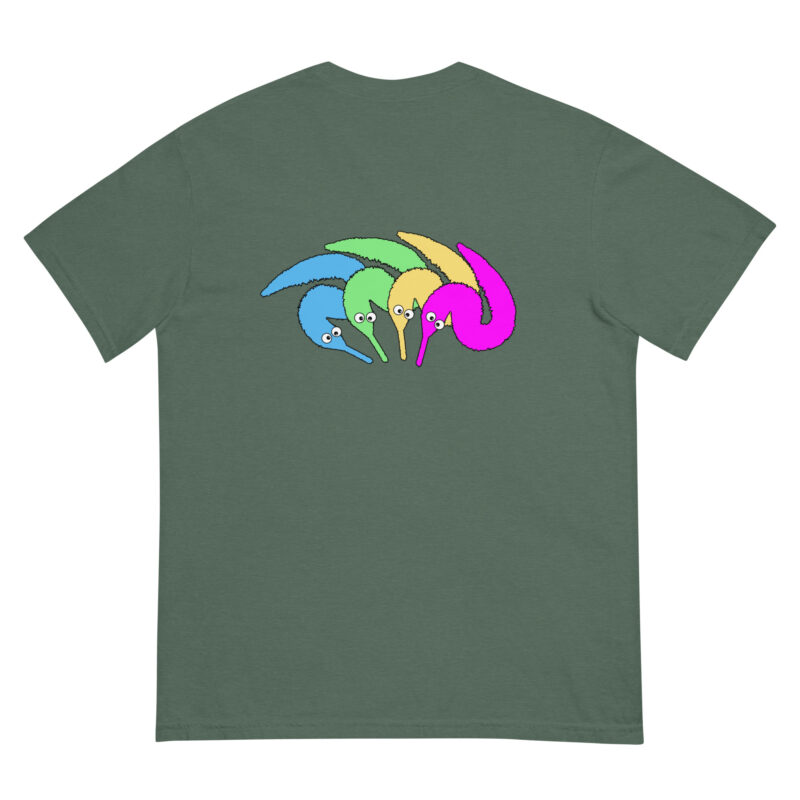 Blue Fuzzy Worm - Shirt - Image 9