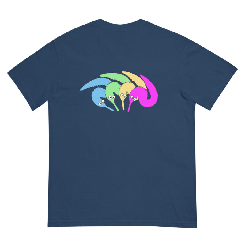 Blue Fuzzy Worm - Shirt - Image 5