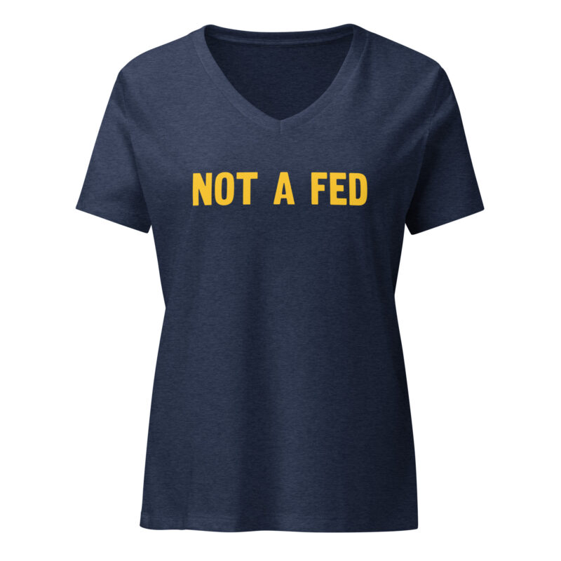 Not a Fed - Women's V Neck - Image 3