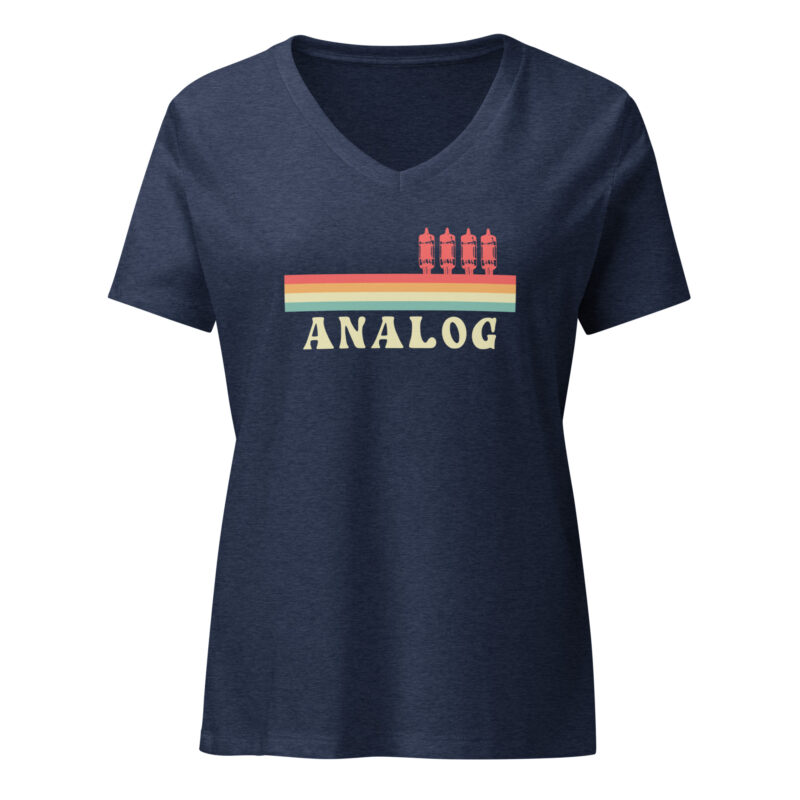 Analog Audio - Women's V Neck - Image 4