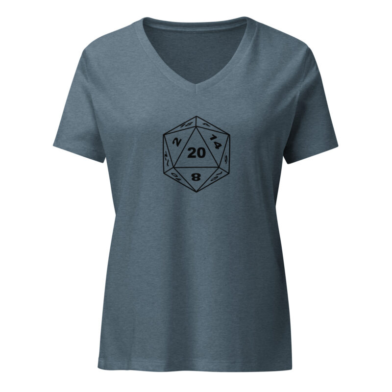 D20 - Women's V Neck - Image 2