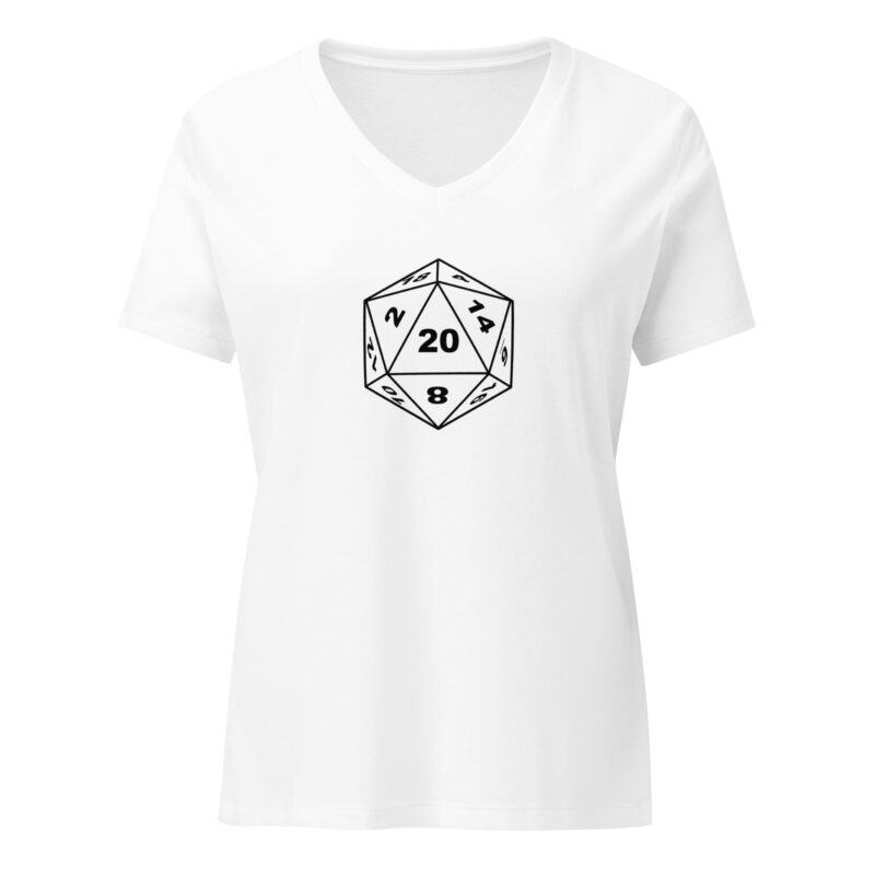 D20 - Women's V Neck - Image 3