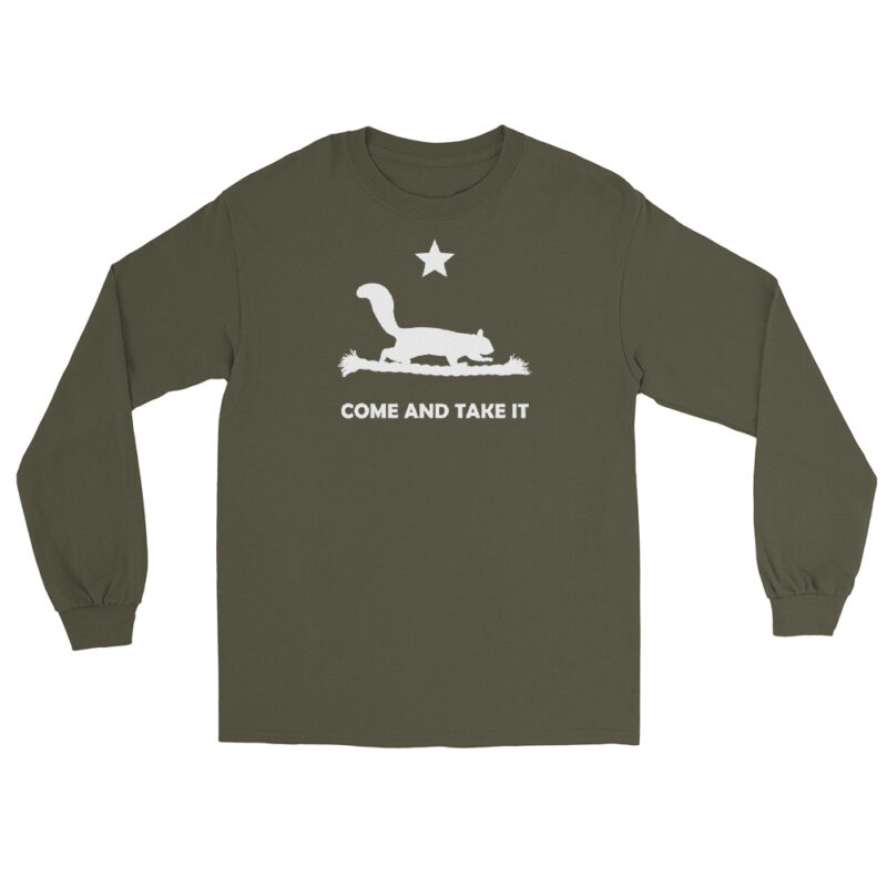 Squirrel (Come and Take it) – Long Sleeve Shirt - Image 3