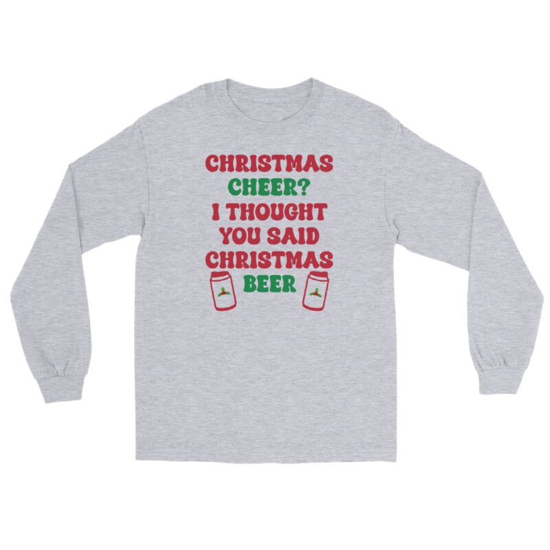 Christmas Beer - Long Sleeve Shirt - Image 3