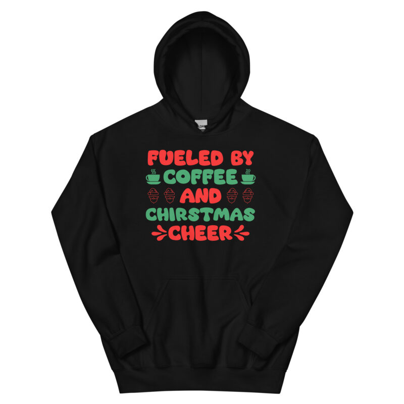 Fueled by Coffee & Christmas Cheer - Hoodie