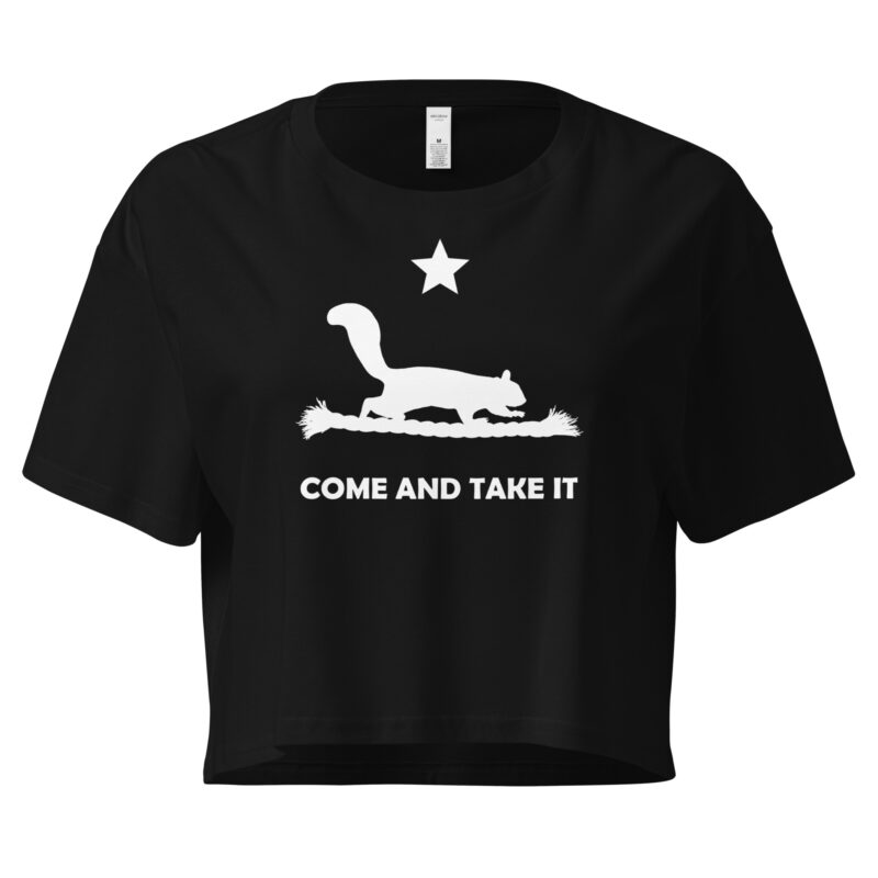 Squirrel (Come and Take it) – Crop Tee