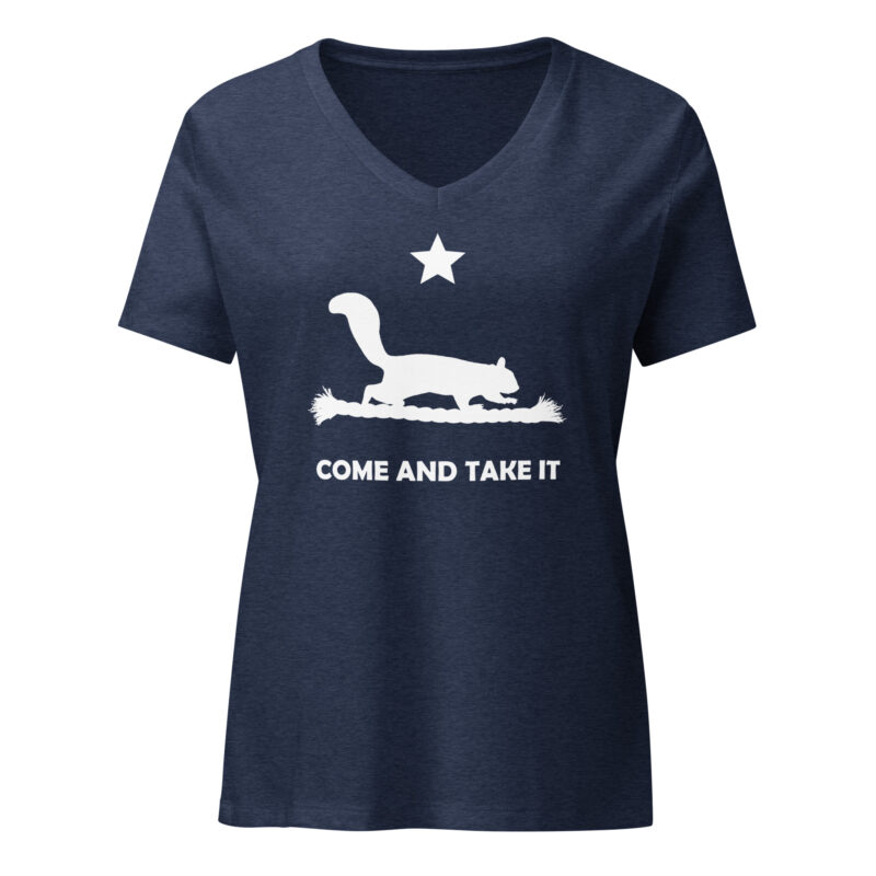 Squirrel (Come and Take it) – Women's V Neck